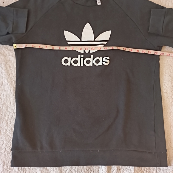 Adidas Original Men's Trefoil Warm up Crew Sweatshirt, Size L, Black - Picture 6 of 7